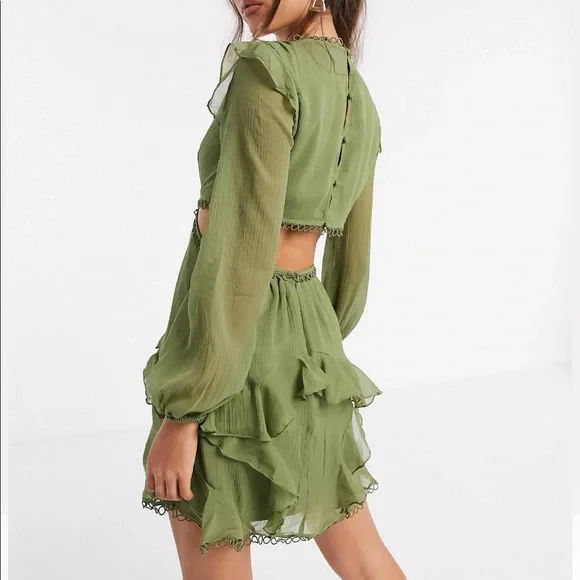 ASOS | Dresses | Asos Long Sleeve Mini Dress Khaki Size 2 Us | Poshmark ASOS | Dresses | Asos Long Sleeve Mini Dress Khaki Size 2 Us | Poshmark